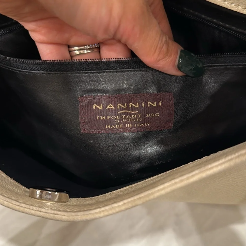 🔥Nannini Elegant Cream Shoulder Bag🔥